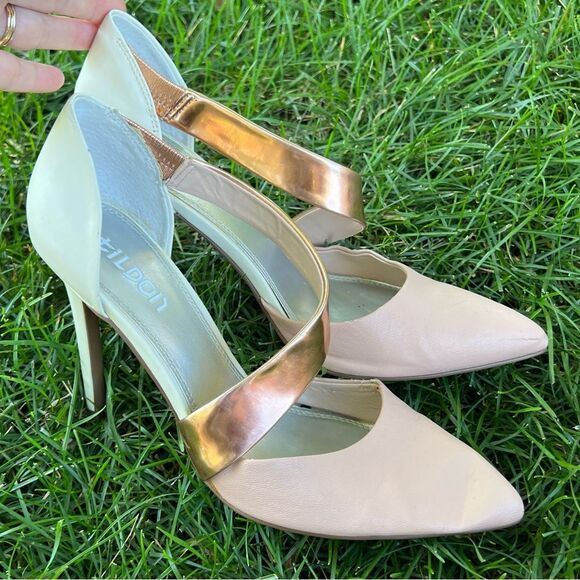 tildon Peach & Rose Gold 4” Stiletto Heels Size 9.5 - Picture 11 of 15